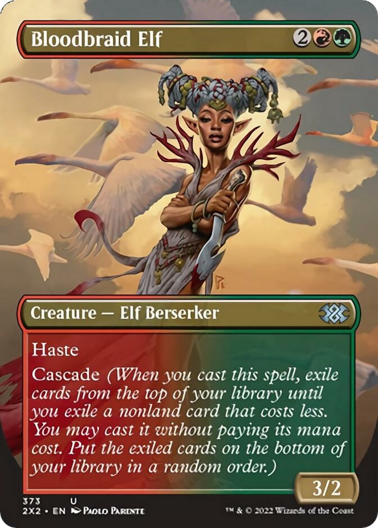 Bloodbraid Elf (Borderless) [2X2 - 373]