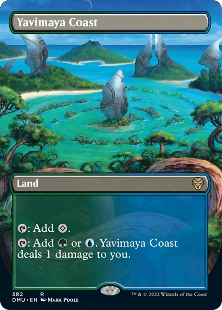 Yavimaya Coast (Borderless) [DMU - 382]