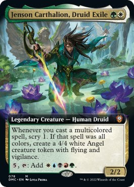 Jenson Carthalion, Druid Exile (Extended Art) [DMC - 78]