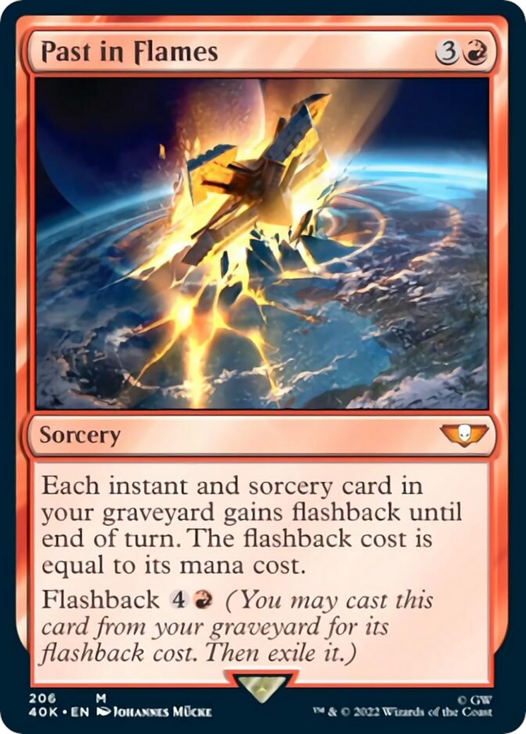 Past in Flames (Surge Foil) [40K - 206]