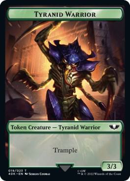 Tyranid (017) // Tyranid Warrior Double-Sided Token (Back)