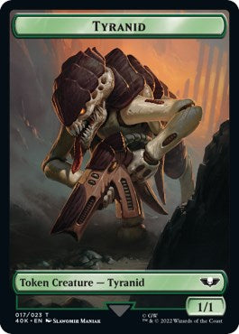 Tyranid (017) // Tyranid (018) Double-Sided Token
