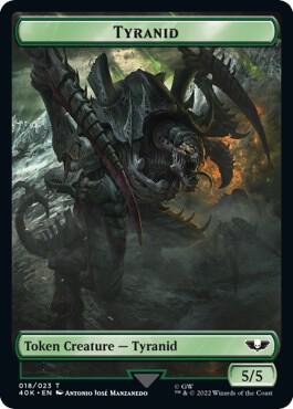 Tyranid (017) // Tyranid (018) Double-Sided Token (Back)
