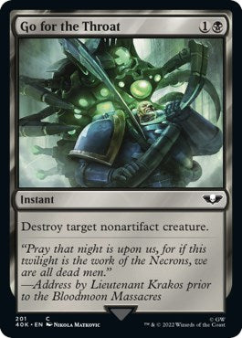 Go for the Throat (Surge Foil) [40K - 201]
