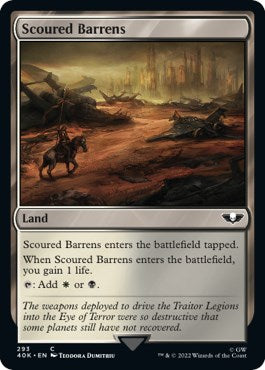 Scoured Barrens (Surge Foil) [40K - 293]
