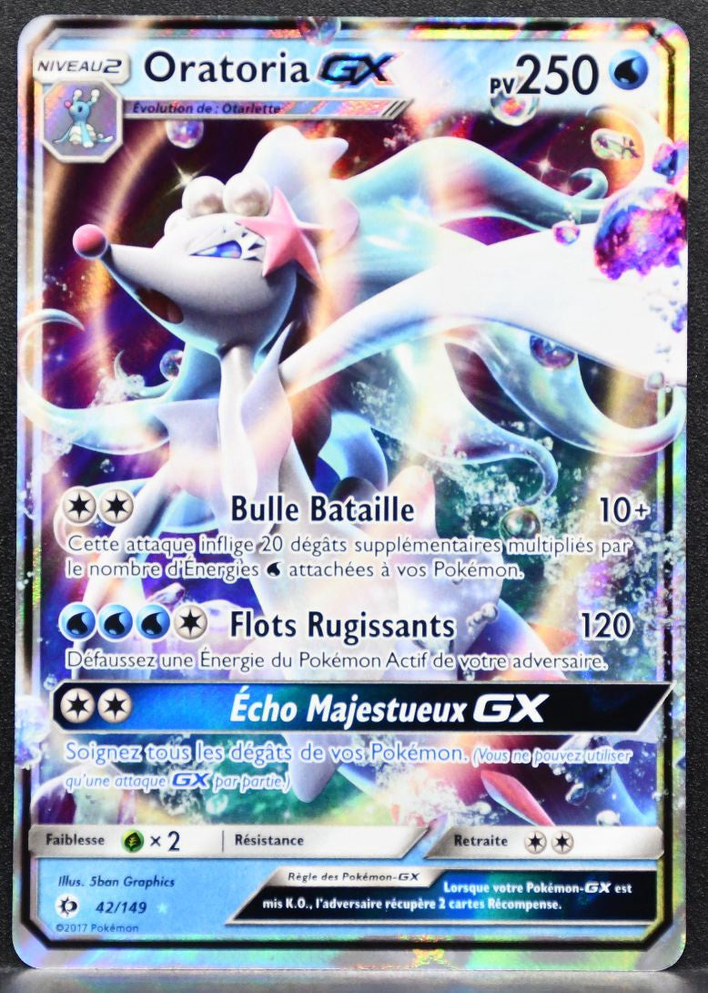 Pokémon Primarina GX French Sun & Moon: Base Set 42/149 NM French