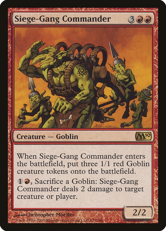 Siege-Gang Commander [M10 - 157]