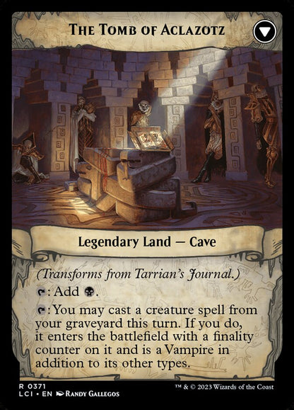 Tarrian's Journal (Extended Art) (Back)