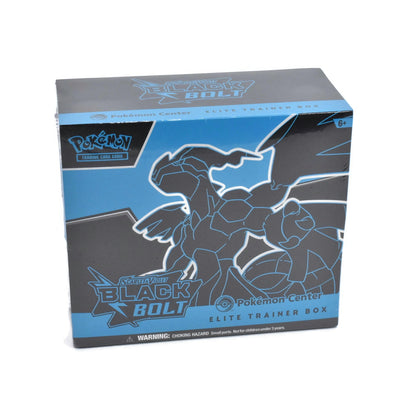 Pokémon TCG SEALED BLACK BOLT Pokemon Center ETB Elite Trainer Box New
