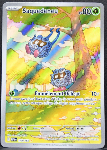 Pokémon Saquedeneu French SV: Scarlet & Violet 151 178/165 LP French
