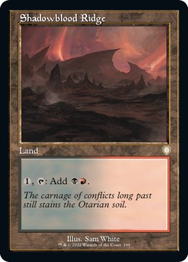 Shadowblood Ridge (Retro Frame) [BRC - 199]
