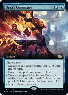 Urza's Command (Extended Art) [BRO - 318]