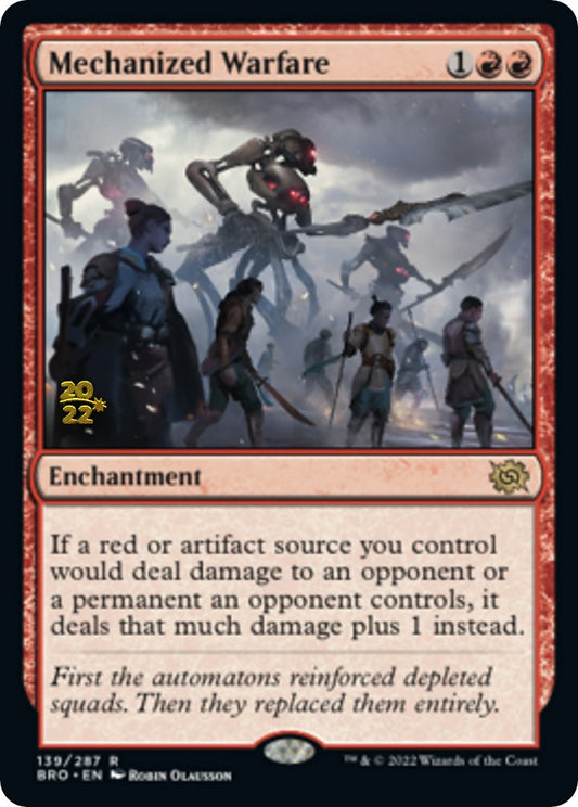 Mechanized Warfare [PRE - 139]