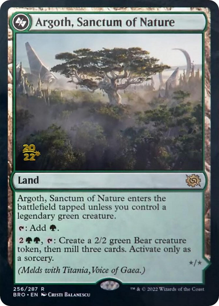 Argoth, Sanctum of Nature [PRE - 256]