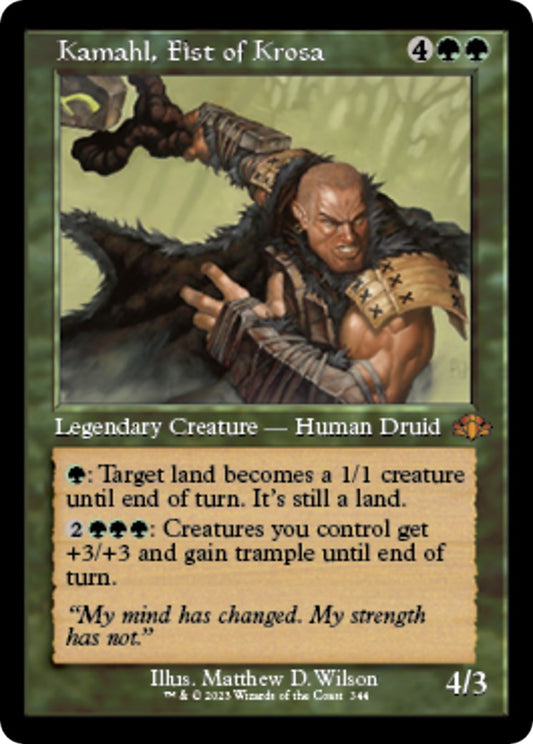 Kamahl, Fist of Krosa (Retro Frame) [DMR - 344]