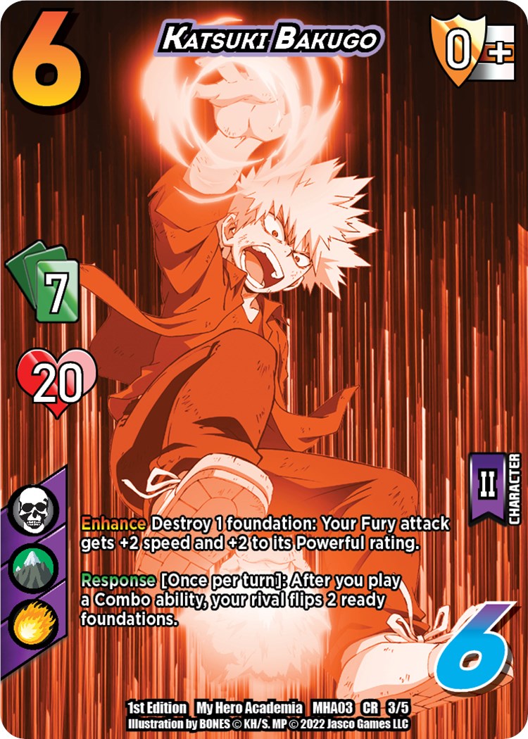 Katsuki Bakugo (Serial Numbered) [Heroes Clash]