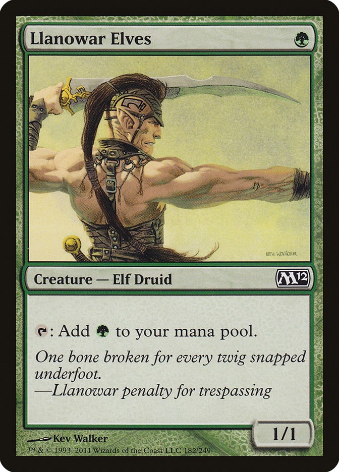 Llanowar Elves [M12 - 182]
