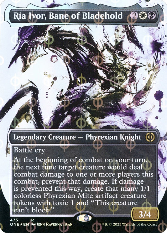 Ria Ivor, Bane of Bladehold (Showcase) (Step-and-Compleat Foil) [ONE - 475]
