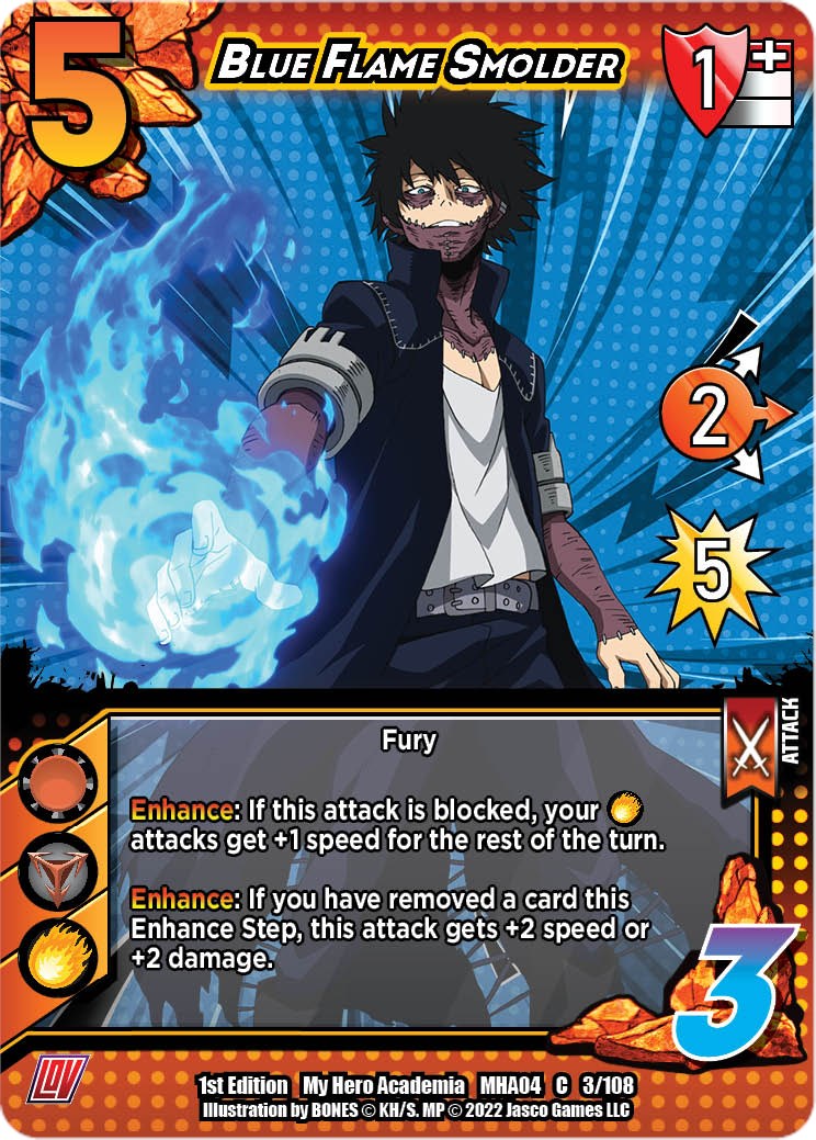 Blue Flame Smolder [League of Villains Unlimited]