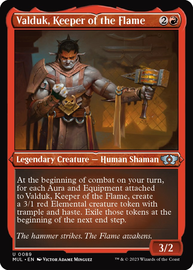 Valduk, Keeper of the Flame (Foil Etched) [MUL - 89]