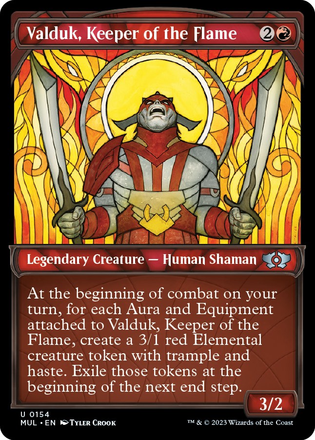 Valduk, Keeper of the Flame (Halo Foil) [MUL - 154]