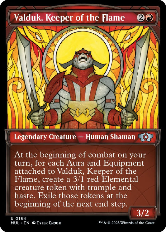 Valduk, Keeper of the Flame (Halo Foil) [MUL - 154]