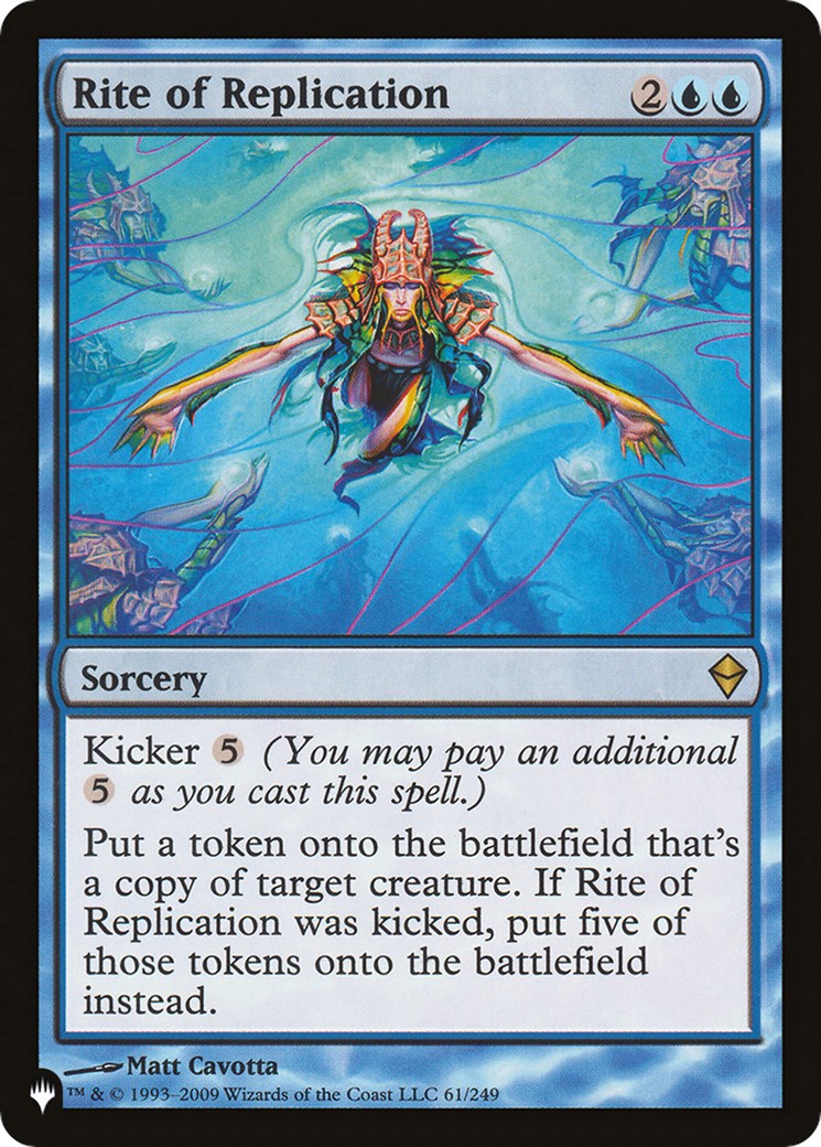 Rite of Replication (ZEN) [LIST - 61/249]