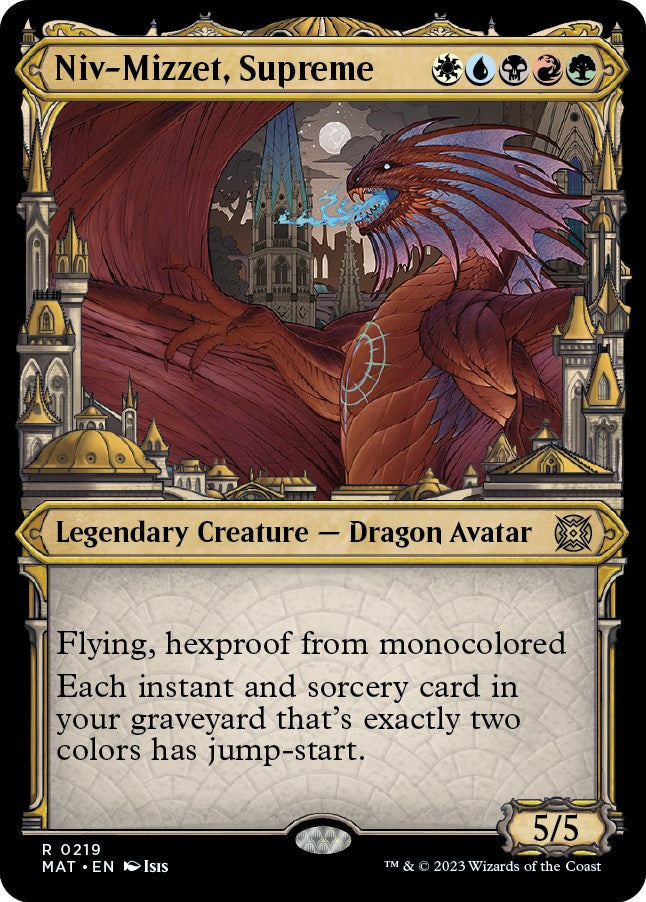 Niv-Mizzet, Supreme (Halo Foil) [MAT - 219]