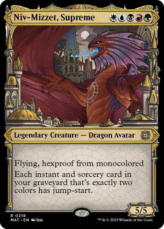 Niv-Mizzet, Supreme (Halo Foil) [MAT - 219]