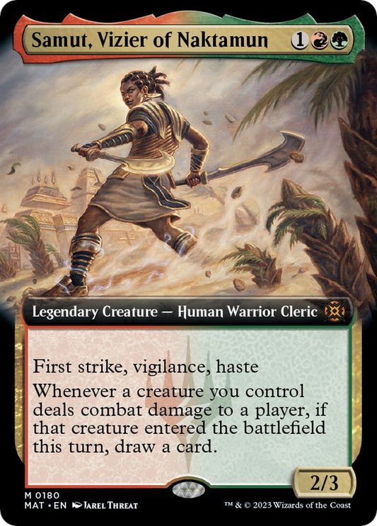 Samut, Vizier of Naktamun (Extended Art) [MAT - 180]