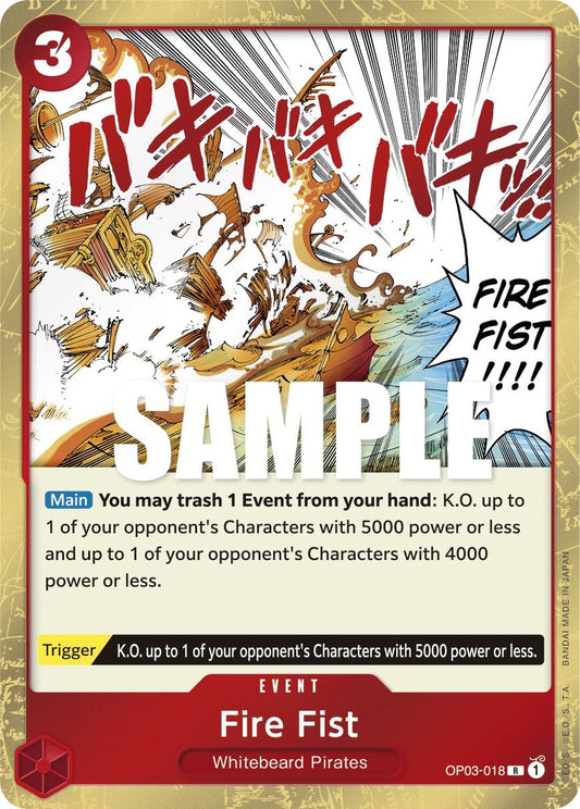 Fire Fist [OP03 - 018]