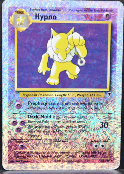 Pokémon Hypno Legendary Collection Reverse Holo Damaged 25/110 Reverse Holofoil