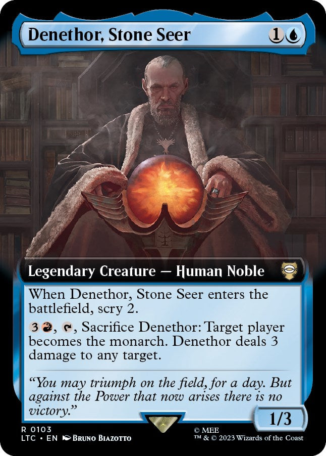 Denethor, Stone Seer (Extended Art) [LTC - 103]