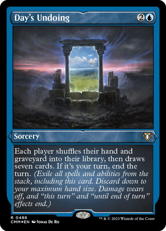 Day's Undoing (Foil Etched) [CMM - 486]