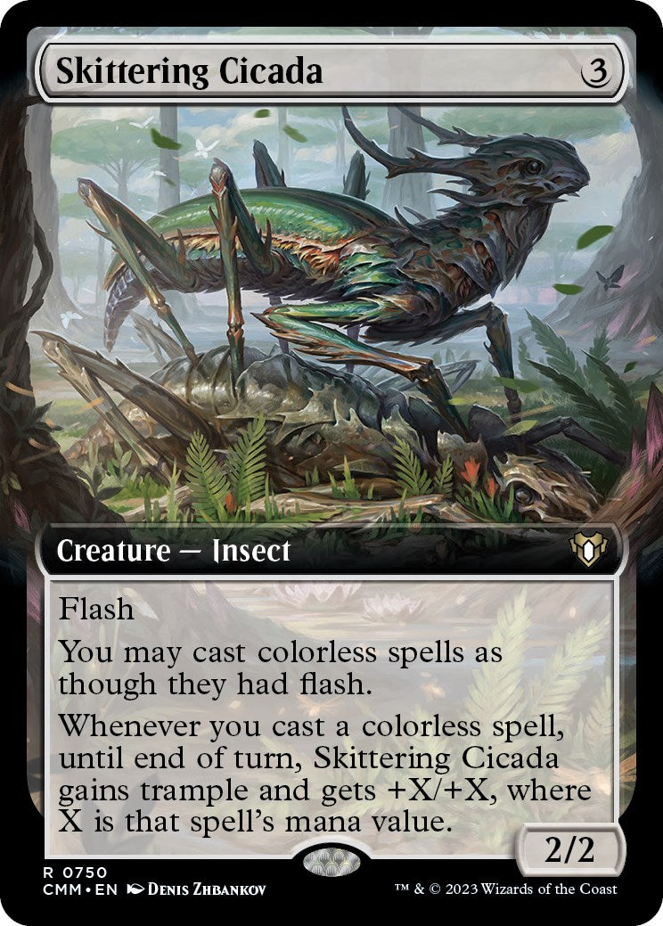 Skittering Cicada Extended Art