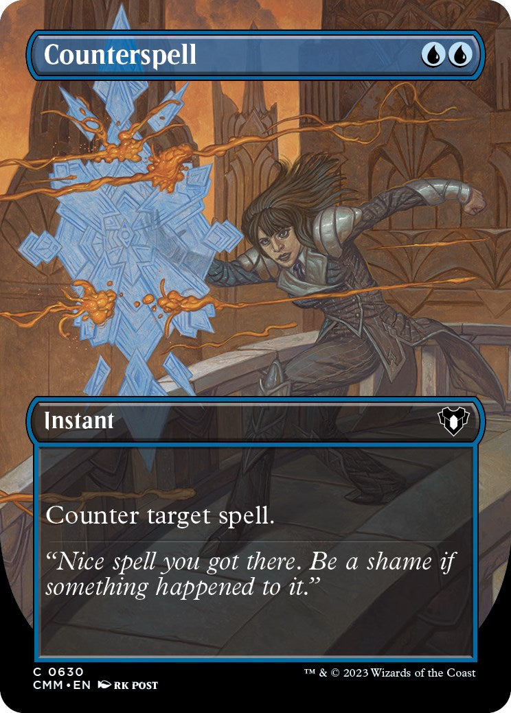 Counterspell (Borderless) [CMM - 630]