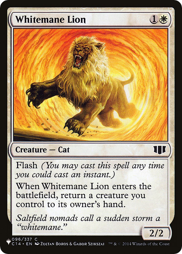Whitemane Lion (C14) [LIST - 096/337]