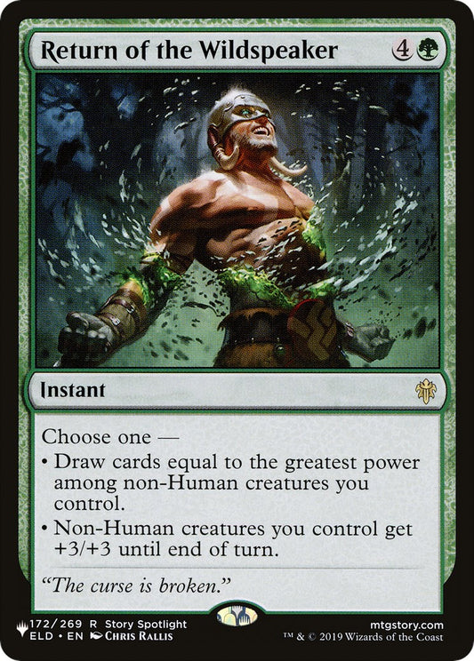 Return of the Wildspeaker [LIST - 172/269]