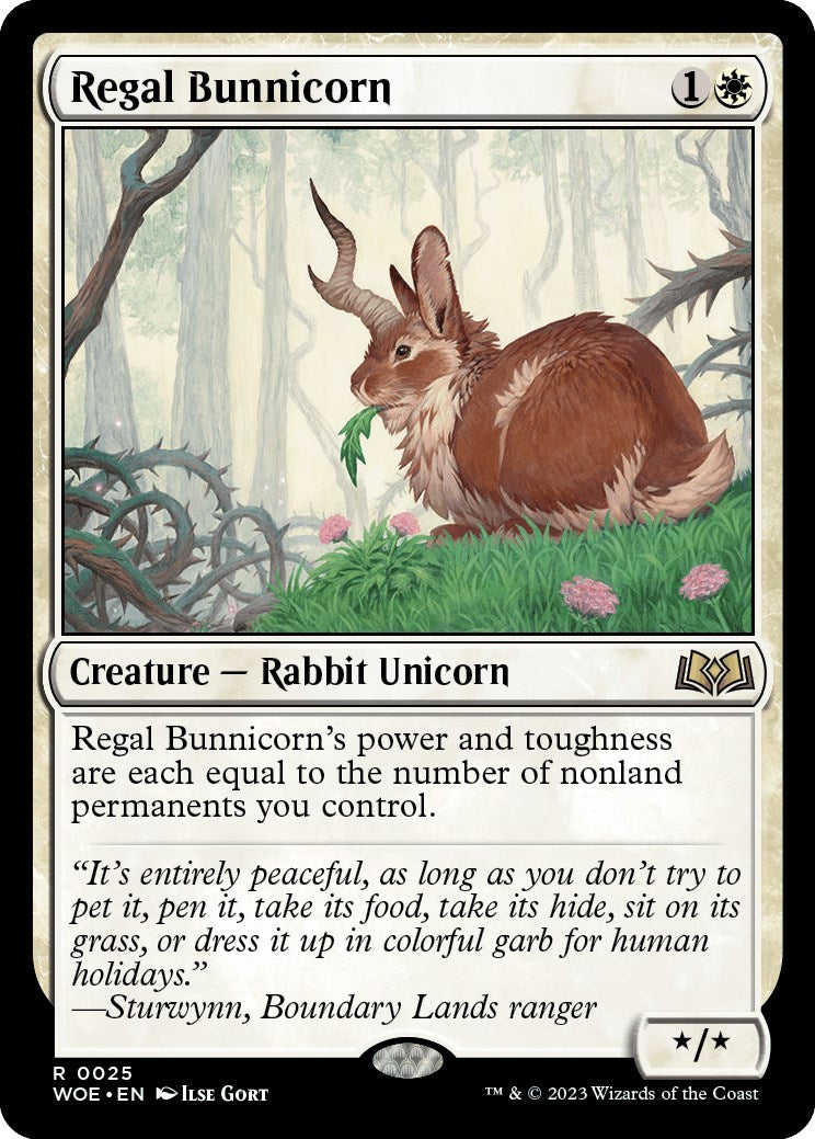 Regal Bunnicorn [WOE - 25]