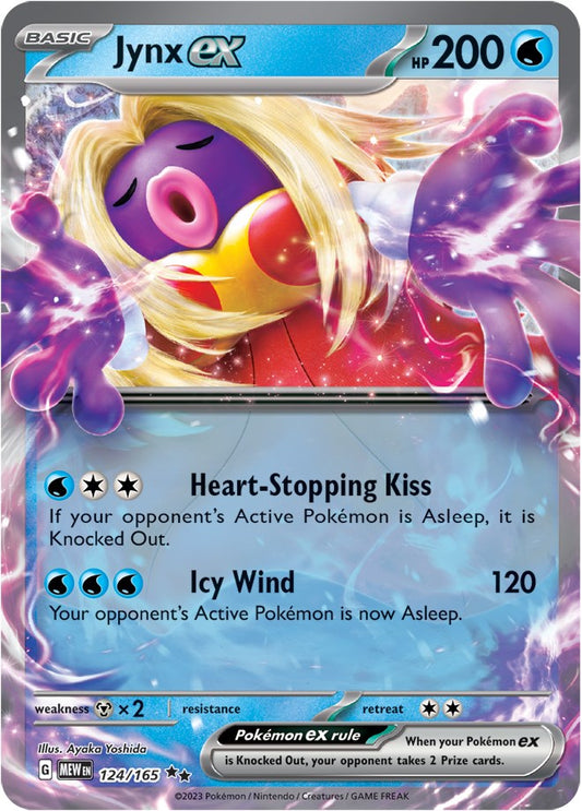 Jynx ex - 124/165 [MEW - 124]