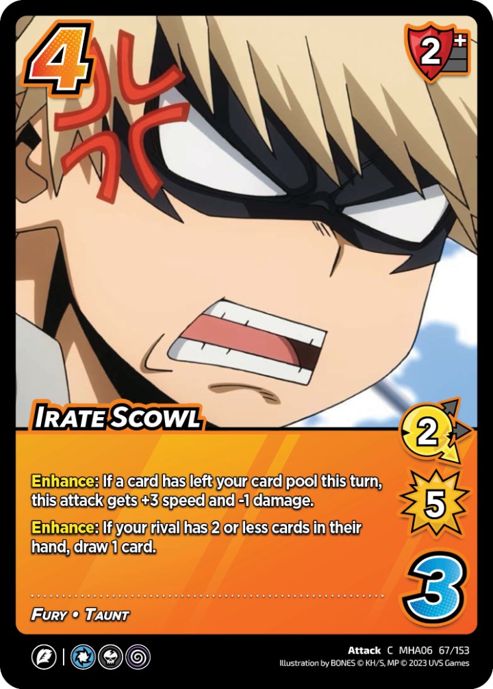 Irate Scowl [Jet Burn]