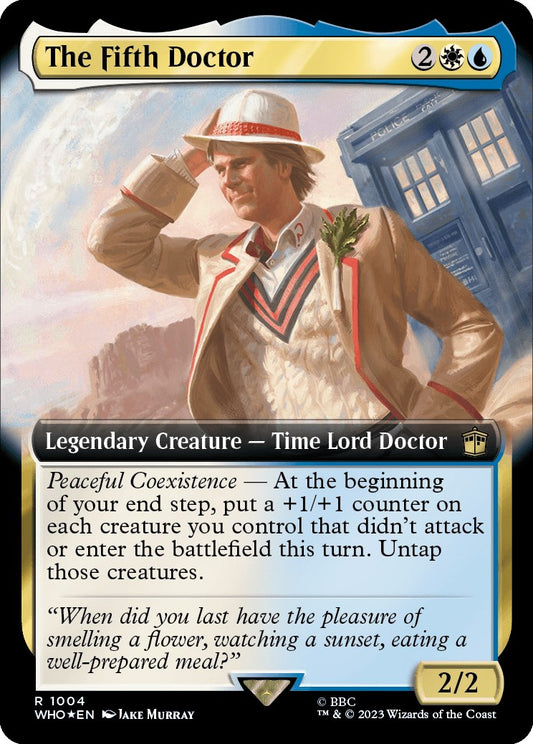 The Fifth Doctor (Extended Art) (Surge Foil) [WHO - 1004]