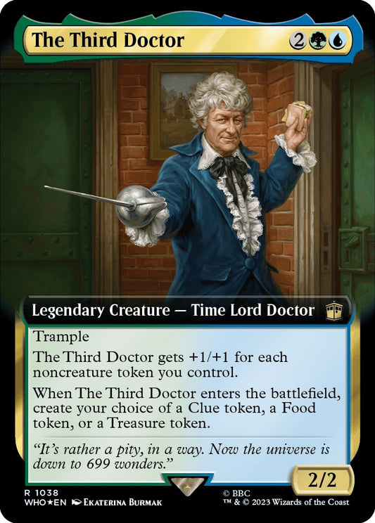 The Third Doctor (Extended Art) (Surge Foil) [WHO - 1038]