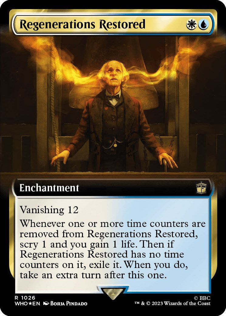 Regenerations Restored (Extended Art) (Surge Foil) [WHO - 1026]