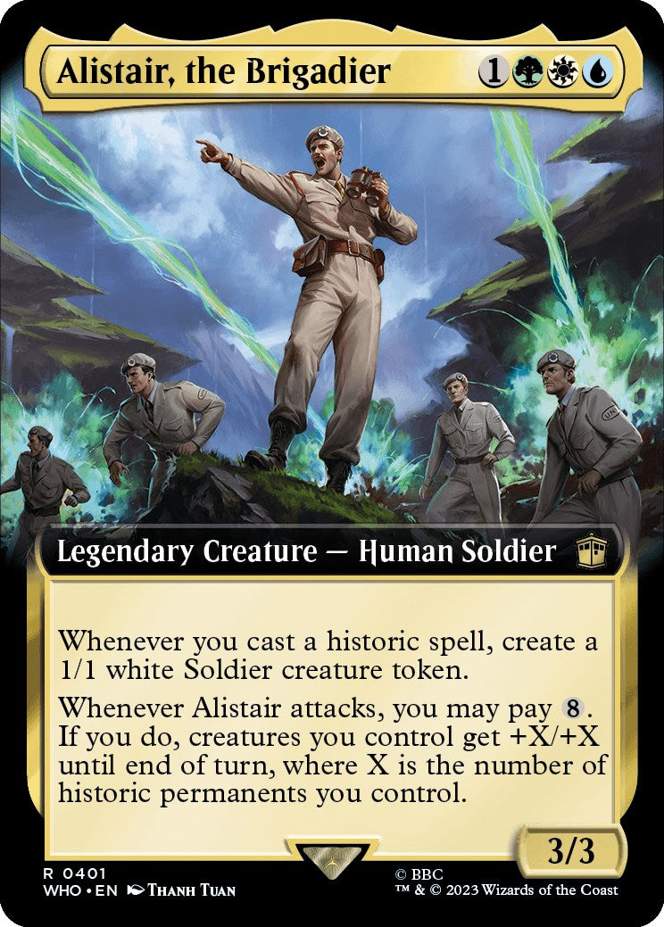 Alistair, the Brigadier (Extended Art) [WHO - 401]