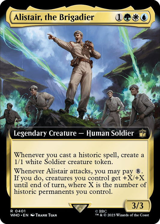 Alistair, the Brigadier (Extended Art) [WHO - 401]