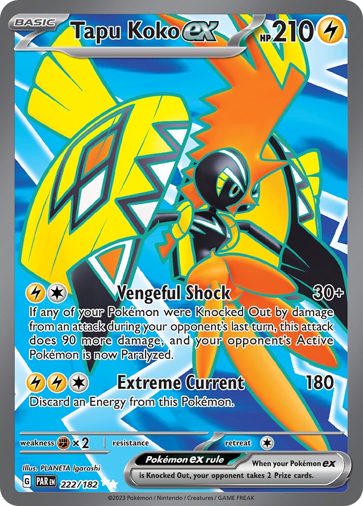 Tapu Koko ex - 222/182 [PAR - 222]