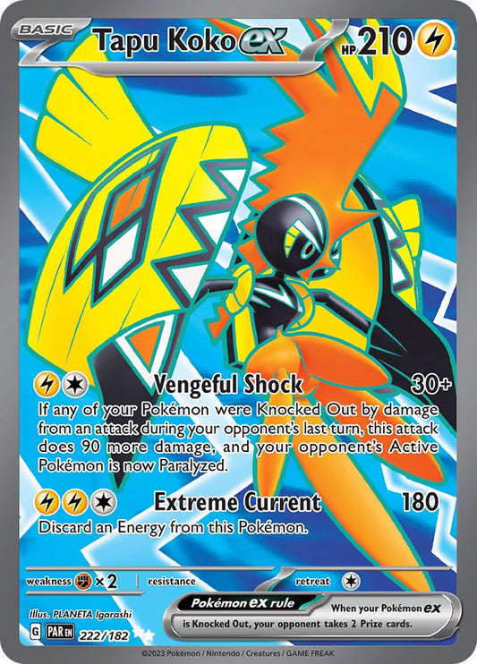Tapu Koko ex - 222/182 [PAR - 222]
