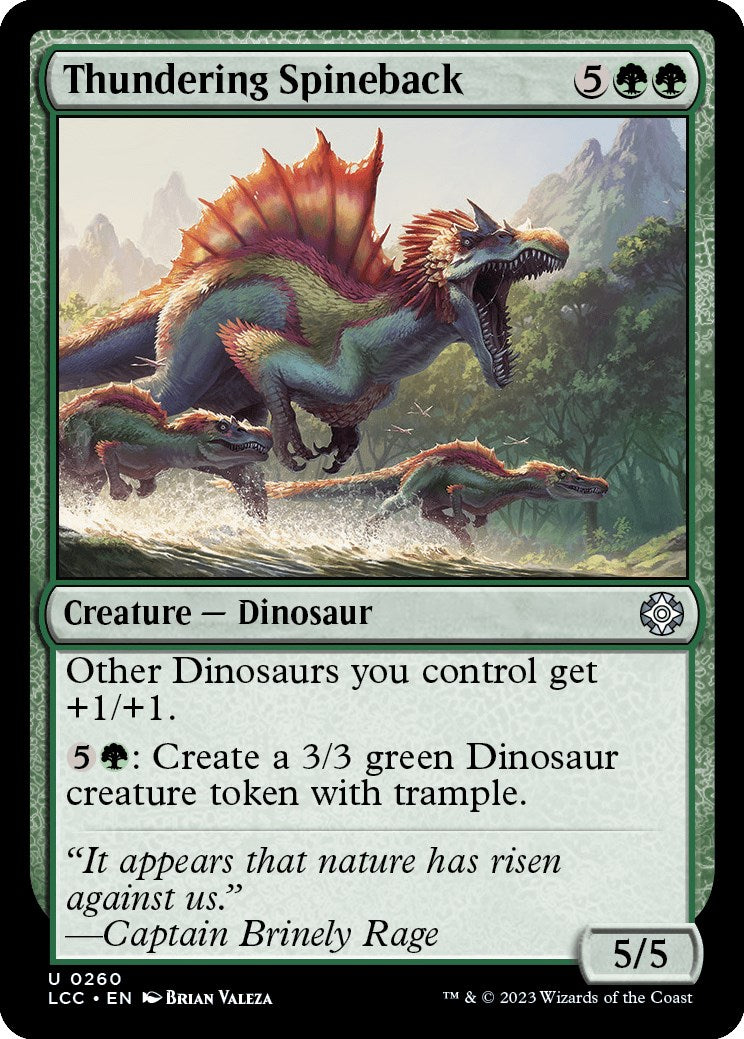 Thundering Spineback [LCC - 260]