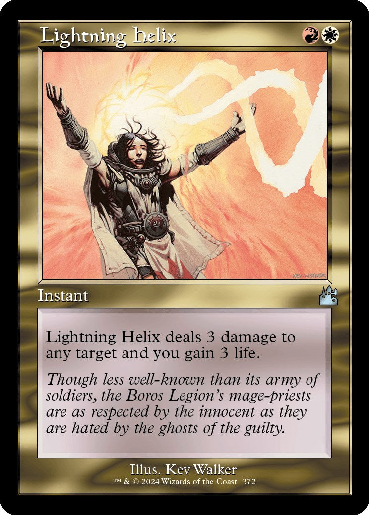 Lightning Helix (Retro Frame)